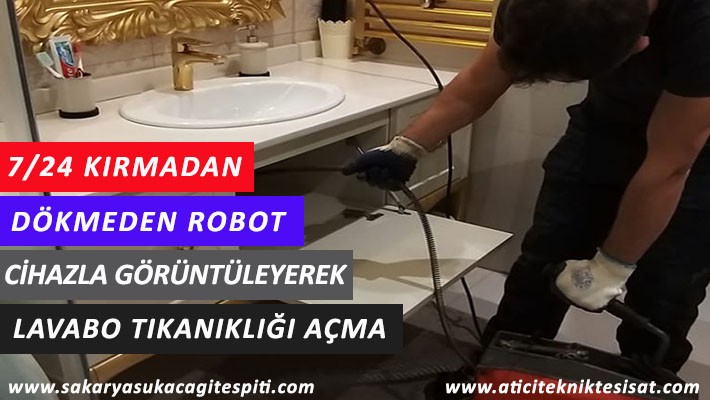 Kırmadan Dökmeden Lavabo Tıkanıklığı Açma